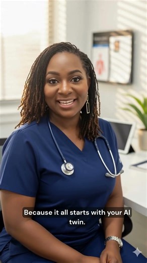 Meet my AI Clone, Nurse Quisha #shorts