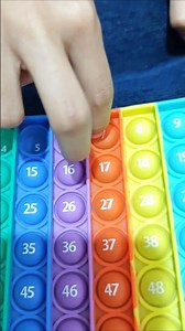 Popit Numbers | Numbers Popit | Pop It 1 to 100 | Rainbow Popit ASMR #asmrb#popit | Pop It Video