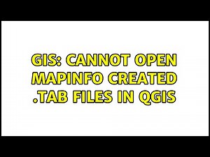 GIS: Cannot open MapInfo created .TAB files in QGIS
