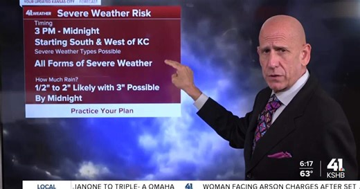 KSHB 41 Weather Blog | Gary times out Kansas City's severe weather threat on Monday