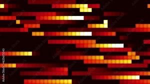 Background from lines. Colorful bright lines. Bright lines from squares. Seamless looping abstract background animation. Glowing Lines. Multicolored blur transition. Color gradient. 3D rendering. 4k a