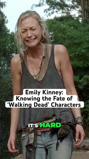Emily Kinney on the effect of losing ‘Walking Dead’ cast members #thewalkingdead #emilykinney
