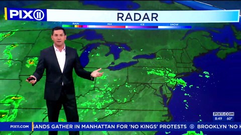 Gray skies, rain for Father's Day in NY, NJ