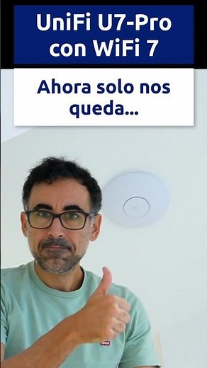 Instalación de WiFi 7 con U7-Pro #wifi #wifi7 #unifi #ubiquiti #instalaciones