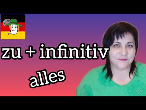 Все про zu + Infinitiv