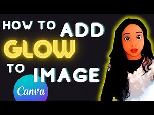 How to add Glow effect to image in Canva | Add Glow effect to image in Canva | Canva tutorial