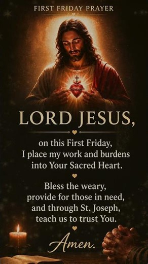 First Friday Prayer | Lord Jesus, Bless the Weary 🙏