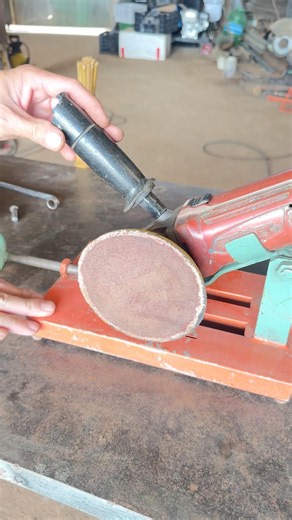Sharpening a metal drill bit