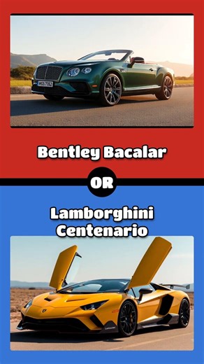 Bentley vs. Lamborghini: Ultimate Luxury Showdown!