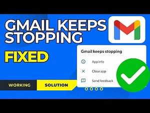 Fix Gmail Keeps Stopping Error on Android || Apps Keeps Stopping Error
