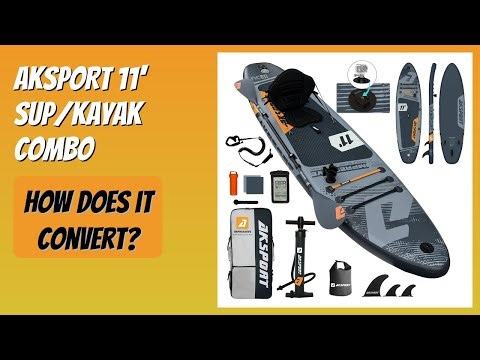 REVIEW (2025): AKSPORT 11' SUP/Kayak Combo. Features