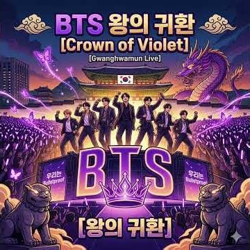 ​🎵 제목: BTS 왕의 귀환 #BTS #방탄소년단 #왕의귀환 #GwanghwamunLive #BTSComeback #ARMY #보랏빛물결 ​#광화문광장 #BTSARMY