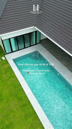 Luxury 3-Bed Fully Furnished Pool Villa For Sale In Hua Hin #villa