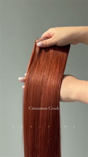 Red Extensions | Discover our newest duo of vibrant red shades for your next look. #hairextensions