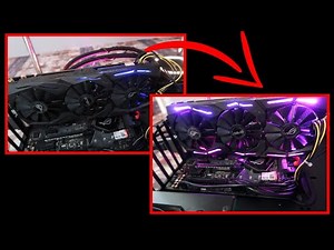 How to fix Asus Strix GTX 1070 RGB LED issue