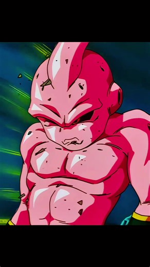 Goku se enfada con Kid Buu en Dragon Ball Z