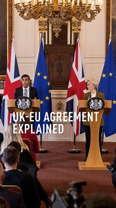 Green lanes, red lanes, paperwork changes and a ‘Stormont Brake’ All the details of the new deal governing trade through Northern Ireland is explained by CGTN’s Michael Voss. Read more: https://newseu.cgtn.com/news/2023-02-28/Brexit-UK-and-EU-announce-agreement-over-new-Northern-Ireland-deal-1gToWxAVH7a/index.html | CGTNEurope