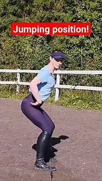 The key to a good jumping position! #showjumping #equestrian #horseriding