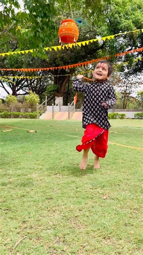 Govind Ala Re! 🍯 Vibhu as Little Krishna Matki Phod | Janmashtami Special #Shorts