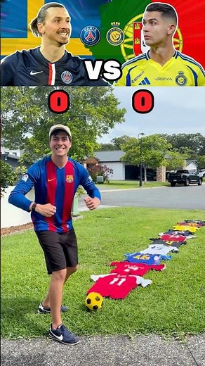 Ronaldo VS Ibra Ball Roll Challenge