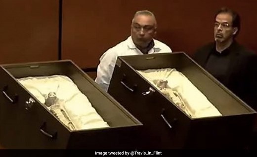 Watch: Mysterious Non-Human ''Alien Corpses'' Displayed At Mexico's Congress