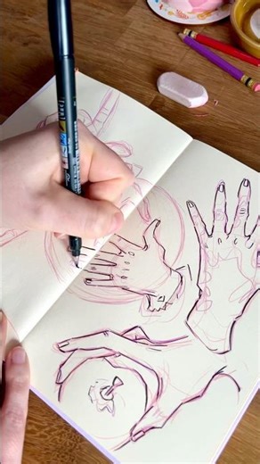 Study 👏 those 👏 HANDS #drawingprocess #handstudies #sketchbookart