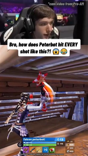 Bro, how does Peterbot hit EVERY shot like this?! 😱😂