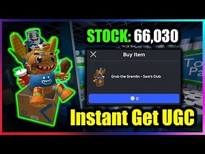 [📦UGC] Survive Overnight in a Mega Store Script - Instant Get Grub the Gremlin