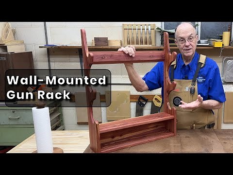 Wooden Gun Rack Wall Mount