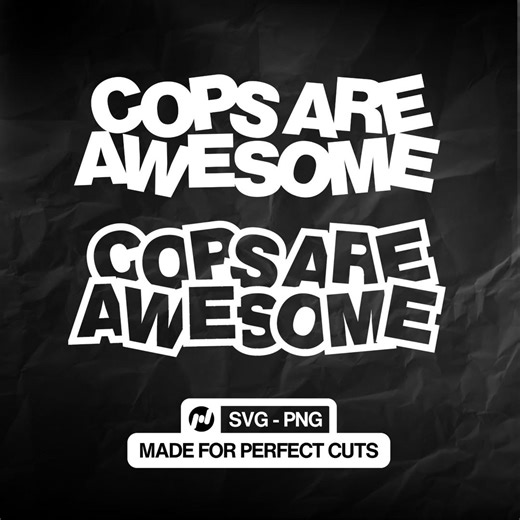 Cops SVG Cut File – Clean Nodes, Cricut Silhouette (digital Download) - Etsy