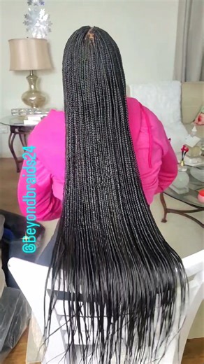 long small boxbraids. #braidstutorial #howtobraid #knotlessbraidstutorial #Christmasdacorations