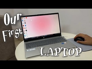 MY FIRST LAPTOP EVER 💻✨*unboxing* | hp laptop
