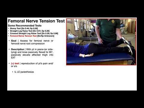 Femoral Nerve Tension Test | Rationale & Interpretation