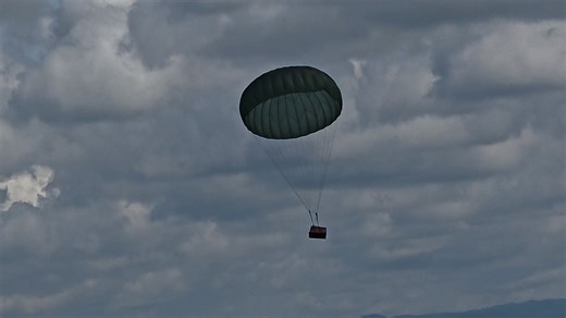 30K views · 416 reactions | ⁨PAF C-130 aircraft execute an LCLA bundle drop simulation over Tacloban City on October 9, 2025, as part of Doshin-Bayanihan 05-25, the bilateral exercise between the PAF and JASDF.⁩ | Philippine Air Force | Facebook