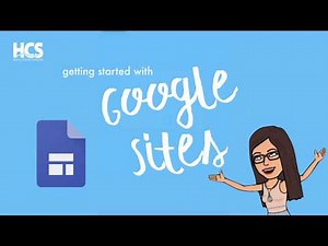 Getting started with Google Sites tutorial