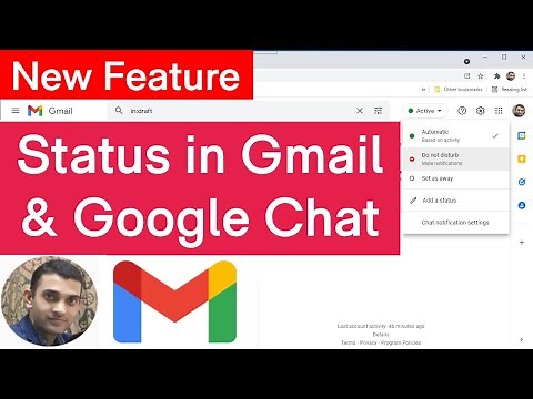 How To Change Status in Google Chat | How to Appear Offline on Gmail, Google Chat | Gmail Status