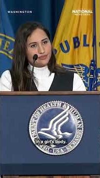 Chloe Cole shares gender-transition reversal story to Trump administration officials