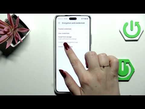 HUAWEI Nova 14 Pro – How to Clear Credentials