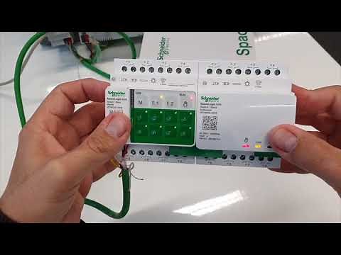 Présentation actionneur SpaceLogic KNX Schneider MTN6705-0008