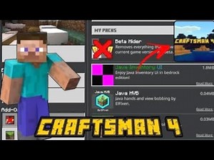 HOW TO DOWNLOAD & INSTALL MODS IN CRAFTSMAN 4 || SHADER RESOURCE PACK || CRAFTSMAN 5 || CRAFTSMAN 4