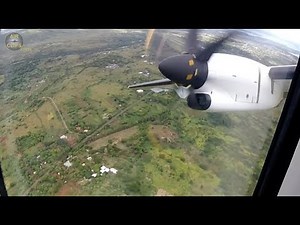 Early steep right turn after takeoff avoiding TERRAIN! ATR 72 from Diego! [AirClips]