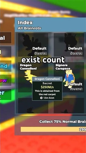 Exist Count Feature *COMING* 🔎 To Steal A Brainrot...