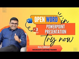 Do You Know? Inserting Word Documents into PowerPoint Presentation