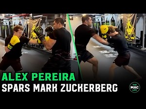Alex Pereira spars Mark Zuckerberg