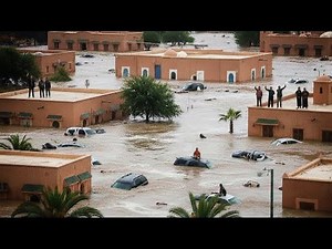 Tragedy in Morocco NOW! Many cars and houses swept away, historic flooding in Safi