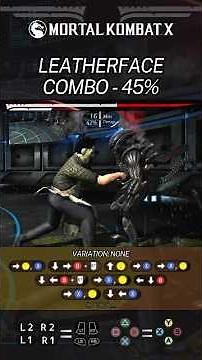 Leatherface Combo Tutorial MKX - 45% 🔥