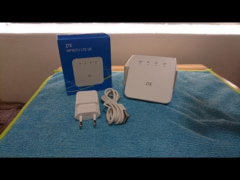 ZTE MF927U LTE UFI Unboxing