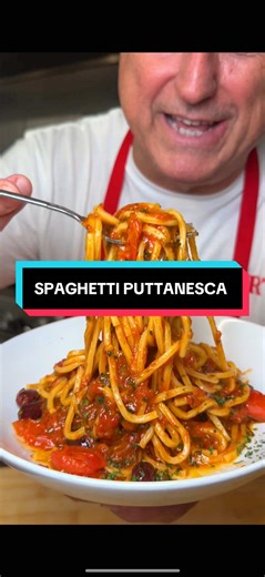 Delicious Spaghetti Puttanesca at Borti Miami