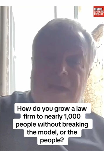 How do you grow a law firm to nearly 1,000 people without breaking the model, or the people? Darryl Cooke reveals the blueprint. In this clip, he shares: • How gunnercooke became one of the world’s leading revenue-share firms • Why culture and vision have been the engine behind their global expansion • How their foundation work creates purpose far beyond billables • Why involvement, ownership and autonomy are non-negotiable It’s a rare look behind the curtain of a firm scaling on trust, innovati