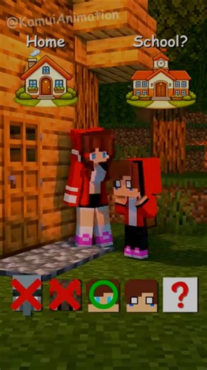 No one Come In...Except JJ - MAIZEN minecraft animation #minecraft #minecraftanimation